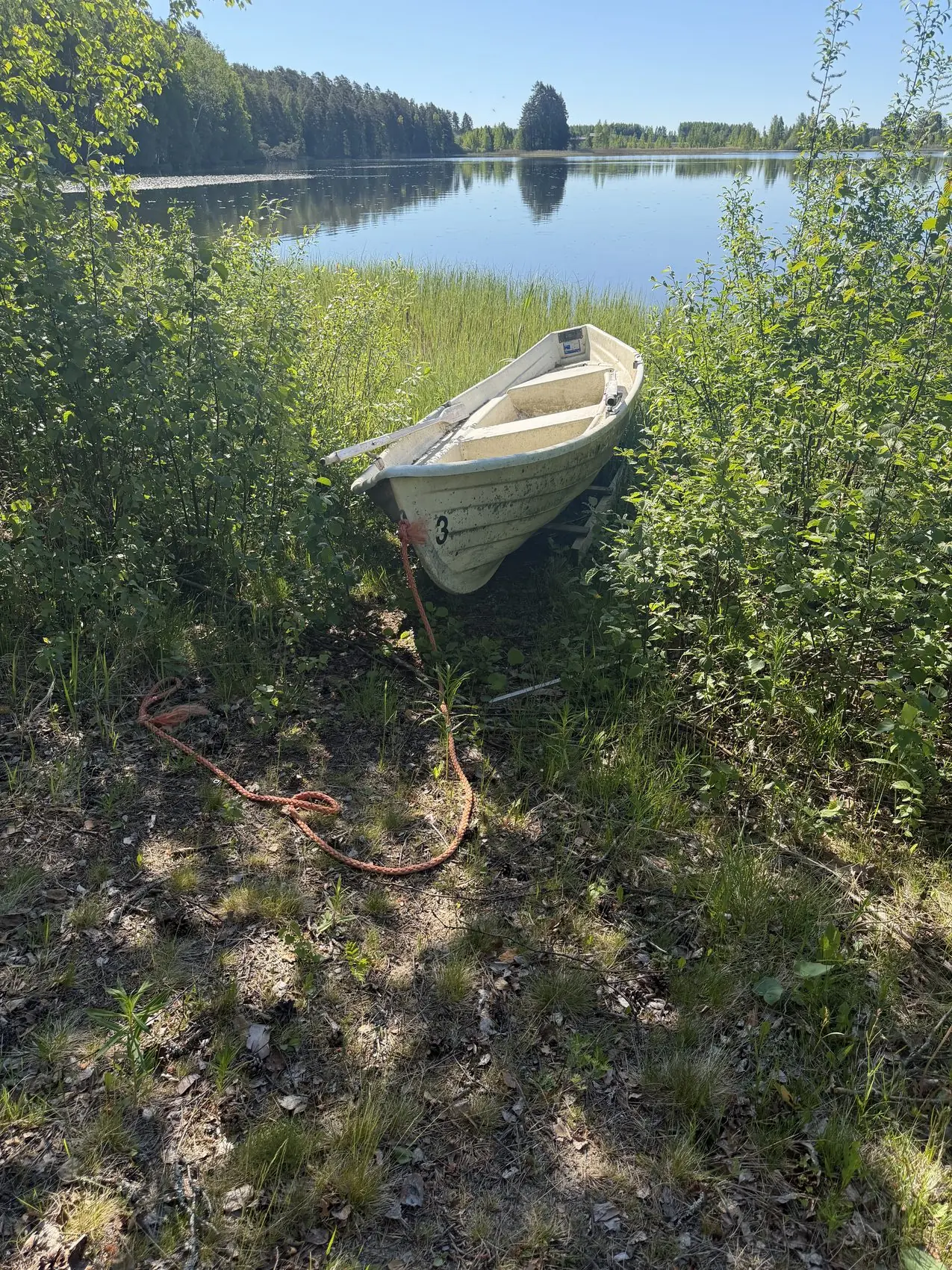 Lampi ja soutuvene